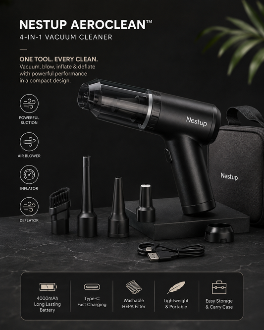Nestup™ AeroClean — The Everyday Clean Companion