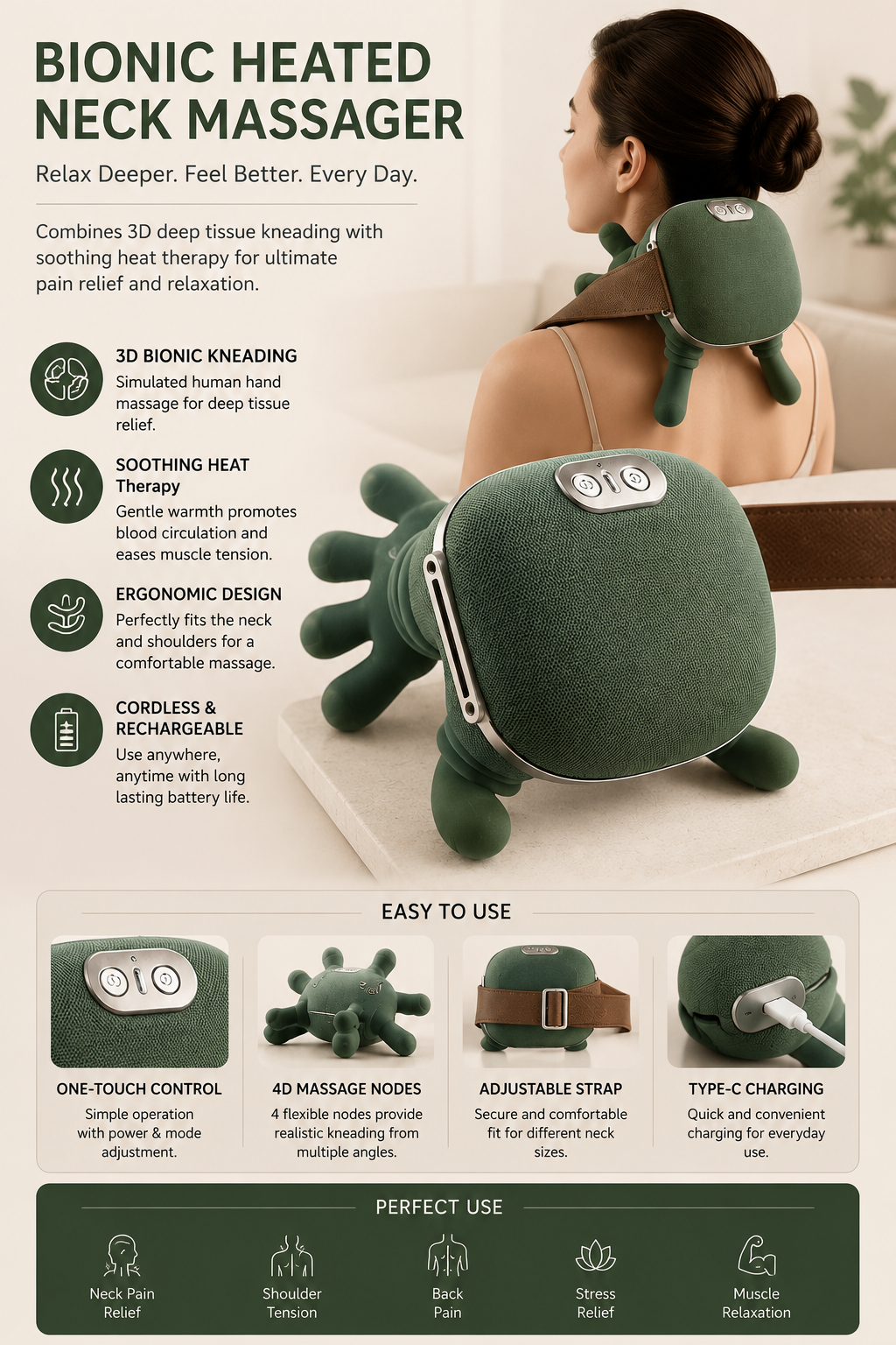 Bionic Heated Neck Massager