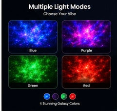 NESTUP Galaxy Star Projector – USB-Powered Ambient Night Light