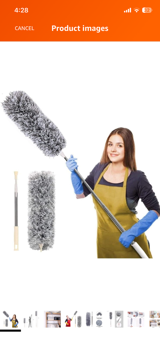 NESTUP FlexiClean™ Microfiber Dusting Duster – Extendable & Bendable Cleaning Brush