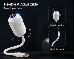 NESTUP Galaxy Star Projector – USB-Powered Ambient Night Light