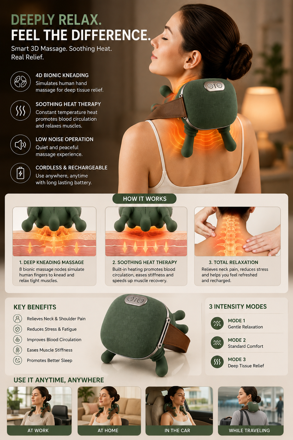 Bionic Heated Neck Massager