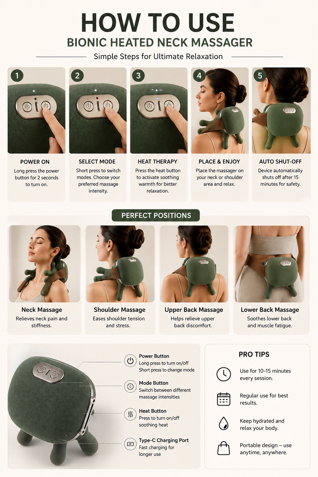 Bionic Heated Neck Massager