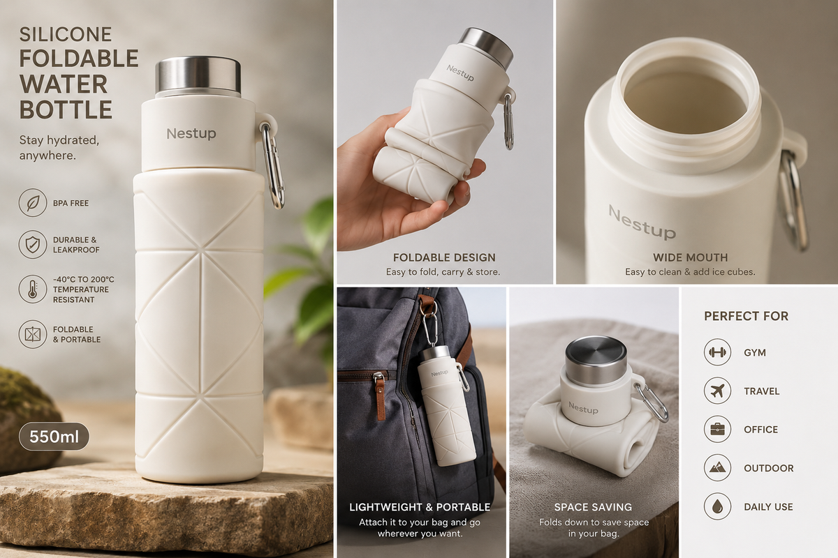 Nestup™ Silicone Foldable Water Bottle