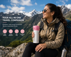 Stop Carrying 5 Bottles 😤 | 4-in-1 Travel Dispenser (Leak-Proof & Compact)”