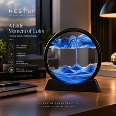 NESTUP FlowScape™ — 3D Moving Sand Art Display