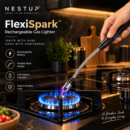 NESTUP FlexiSpark™ Rechargeable Gas Lighter