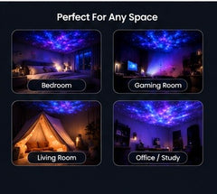 NESTUP Galaxy Star Projector – USB-Powered Ambient Night Light